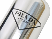 画像をギャラリービューアに読み込む, 新品未使用 PRADA プラダ ウォーターボトル タンブラー 水筒 三角ロゴプレート 500ml ステンレス シルバー ブラック 46244 正規品