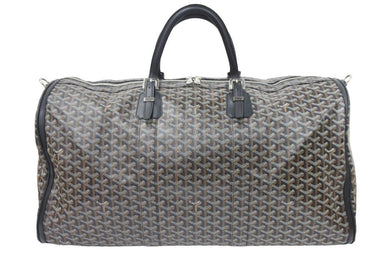 激レア GOYARD ゴヤール クロワジュール60 ボストンバッグ ハンドバッグ ノワール ブラック 美品 46245