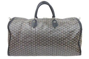 激レア GOYARD ゴヤール クロワジュール60 ボストンバッグ ハンドバッグ ノワール ブラック 美品 46245