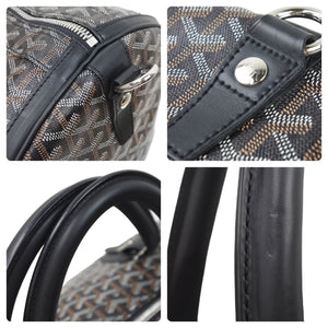 激レア GOYARD ゴヤール クロワジュール60 ボストンバッグ ハンドバッグ ノワール ブラック 美品 46245
