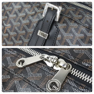激レア GOYARD ゴヤール クロワジュール60 ボストンバッグ ハンドバッグ ノワール ブラック 美品 46245