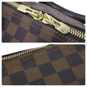 LouisVuitton ルイヴィトン ダミエ キーポル50 ボストンバッグ ハンドバッグ コーティングキャンバス ブラウン 美品 中古 46253