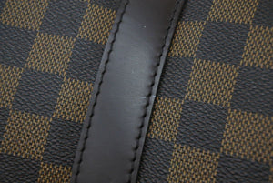LouisVuitton ルイヴィトン ダミエ キーポル50 ボストンバッグ ハンドバッグ コーティングキャンバス ブラウン 美品 中古 46253