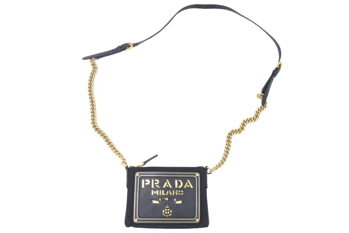 PRADA プラダ チェーンポーチ ミニショルダーバッグ BT0604