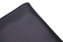 Load image into Gallery viewer, LOEWE ロエベ 二つ折り財布 カードケース 札入れ アナグラム ワンポイントロゴ 0008747115 ナッパレザー ブラック 美品 中古 46268