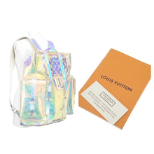 Load image into Gallery viewer, LOUIS VUITTON ルイヴィトン 19SS クリストファーGM バックパック モノグラムプリズム M44766 PVC ホワイト金具 中古 46295