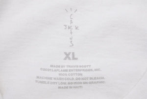 CACTUS JACK×FRAGMENT カクタスジャック フラグメント 21SS サンライズ Tシャツ トラヴィススコット ホワイト XL 美品 中古 46347