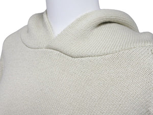 Fear of God フィアーオブゴッド ESSENTIALS 1977 ニットパーカー ベージュ RN#090233 XL 中古 46352