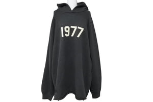 Fear of God フィアーオブゴッド ESSENTIALS 1977 ニットパーカー ブラック RN#090233 XL 中古 46359