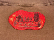 Load image into Gallery viewer, DIOR ディオール トラヴィス・スコット カクタスジャックディオールオーバーサイズTシャツ 283J641B0677 ブラウン 美品 XL 46360