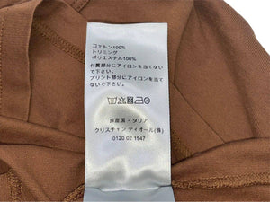 DIOR ディオール トラヴィス・スコット カクタスジャックディオールオーバーサイズTシャツ 283J641B0677 ブラウン 美品 XL 46360