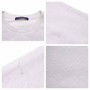 Louis Vuitton ルイヴィトン Tシャツ 半袖シャツ Tシャツ ホワイト 白 モノグラム XXL 21SS HIY49W 美品 中古 46361
