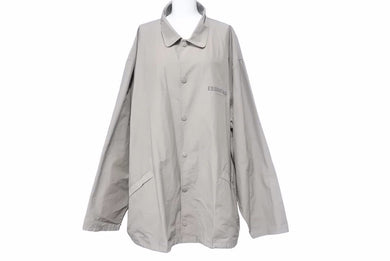 極美品 ESSENTIALS FEAR OF GOD フィアーオブゴッド コーチジャケット ベージュ RN#090233 L 46368