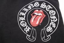 Load image into Gallery viewer, CHROME HEARTS クロムハーツ ザローリングストーンズ スウェット パンツ ブラック ボトムス ロゴ サイズM 中古 4638