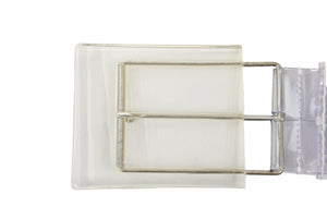 Maison Margiela メゾンマルジェラ ビニール ベルト クリア 小物 ブランド サイズM 美品 中古 46381