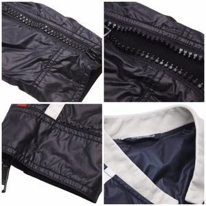 極美品 DOLCE&GABBANA ドルチェ&ガッバーナ ナイロン ジャケット ブラック ホワイト レッド G9F21T サイズ44 中古 46390