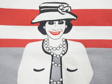 Load image into Gallery viewer, CHANEL シャネル マドモアゼル トレーナー スウェット トップス ボーダー 01A ホワイト レッド 良品 中古 46393