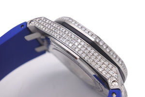 AUDEMARS PIGUET オーデマピゲ ロイヤルオーク オフショアクロノ ブルー 26470ST.00.A030CA フルダイヤ 美品 中古 46408