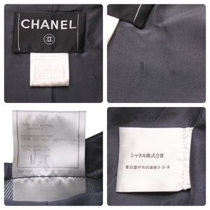 CHANEL シャネル アウター レザージャケット ココボタン P30539V03878 07P ラムレザー ブラック ピンク サイズ36 良品 中古 46442