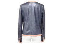 Load image into Gallery viewer, CHANEL シャネル アウター レザージャケット ココボタン P30539V03878 07P ラムレザー ブラック ピンク サイズ36 良品 中古 46442