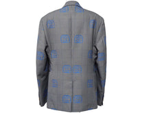 Load image into Gallery viewer, LOUIS VUITTON ルイヴィトン 20SS RECORD CLUB シガレット ジャケット グレー RM201F SQU HIFJ5E サイズ48 美品 中古 46443