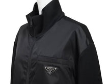 Load image into Gallery viewer, 極美品 PRADA プラダ 21AW リナイロン ディテール フリース ジャケット UJL189_1YFJ_F0806_S_212 ブラック サイズXL 中古 46445