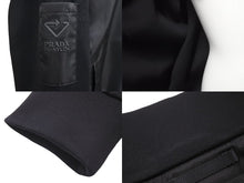 Load image into Gallery viewer, 極美品 PRADA プラダ 21AW リナイロン ディテール フリース ジャケット UJL189_1YFJ_F0806_S_212 ブラック サイズXL 中古 46445