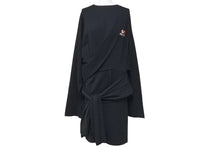 Load image into Gallery viewer, 極美品 BALENCIAGA バレンシアガ GYM WEAR 長袖 Tシャツ ブラック ドッキング 626247 TIVD9 トップス サイズL 中古 46450