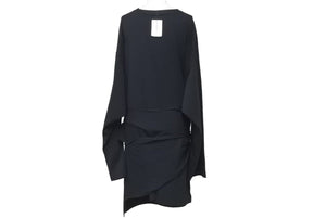 極美品 BALENCIAGA バレンシアガ GYM WEAR 長袖 Tシャツ ブラック ドッキング 626247 TIVD9 トップス サイズL 中古 46450