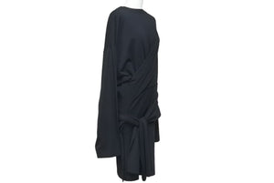 極美品 BALENCIAGA バレンシアガ GYM WEAR 長袖 Tシャツ ブラック ドッキング 626247 TIVD9 トップス サイズL 中古 46450