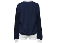 Load image into Gallery viewer, MARNI マルニ カーディガン COMMESSA S12CDMDJ39QO1FC717-00B84 コットン ホワイト ネイビー サイズ40 美品 中古 46453
