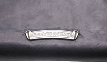 Load image into Gallery viewer, CHROMEHEARTS クロムハーツ BSフレア装飾ラウンドジップレザーウォレット財布 レザー シルバー925 ブラック 中古 46464