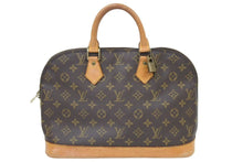 Load image into Gallery viewer, LouisVuitton ルイヴィトン モノグラム アルマ ハンドバッグ BA1904 M51130 ブラウン ゴールド金具 中古 46484