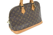 Load image into Gallery viewer, LouisVuitton ルイヴィトン モノグラム アルマ ハンドバッグ BA1904 M51130 ブラウン ゴールド金具 中古 46484
