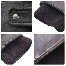 Load image into Gallery viewer, LouisVuitton ルイヴィトン ライダースジャケット RM082MNLJ50KID ゴートスキン アセテート レーヨン ブラウン 46 美品 中古 46502