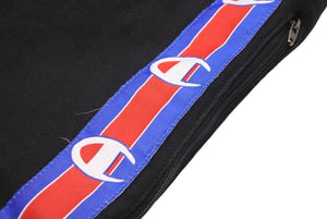 VETEMENTS × Champion ヴェトモン チャンピオン 17SS サイドロゴ スウェット パンツ WSS17CH12 ブラック サイズS 美品 中古 46535 