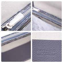 Load image into Gallery viewer, 新品同様 GOYARD ゴヤール Plumet プリュメ ショルダーバッグ 斜めがけポシェット ストラップ無し PVC レザー グレー 中古 46537