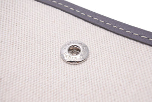 新品同様 GOYARD ゴヤール Plumet プリュメ ショルダーバッグ 斜めがけポシェット ストラップ無し PVC レザー グレー 中古 46537