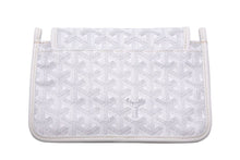 Load image into Gallery viewer, 新品同様 GOYARD ゴヤール Plumet プリュメ ショルダーバッグ 斜めがけポシェット ストラップ無し PVC レザー ホワイト 中古 46539