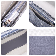 Load image into Gallery viewer, 新品同様 GOYARD ゴヤール Plumet プリュメ ショルダーバッグ 斜めがけポシェット ストラップ無し PVC レザー グレー 中古 46541