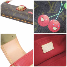 Load image into Gallery viewer, LOUIS VUITTON ルイヴィトン モンシェリー ハンドバッグ モノグラムチェリー 村上隆 M95000 美品 中古 46599
