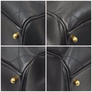 シャネル ビコローレ スーパーモデル バッグ ショルダーバッグ ココマーク カーフ ブラック黒 ゴールド金具 美品 中古 46561