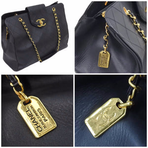 シャネル ビコローレ スーパーモデル バッグ ショルダーバッグ ココマーク カーフ ブラック黒 ゴールド金具 美品 中古 46561