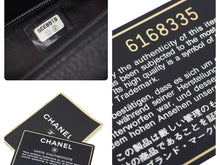 Load image into Gallery viewer, CHANEL シャネル ヴィンテージ ハンドバッグ トップハンドル 6番台 キャビアスキン ブラック シルバー金具 46568