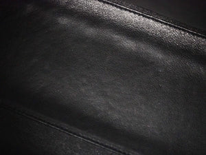 CHANEL シャネル ヴィンテージ ハンドバッグ トップハンドル 6番台 キャビアスキン ブラック シルバー金具 46568