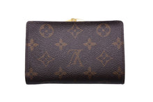 Load image into Gallery viewer, LouisVuitton ルイヴィトン ヴィエノワ 二つ折り財布 M61663 TH0021 モノグラムキャンバス ブラウン ゴールド 良品 中古 46569