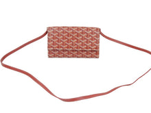 Load image into Gallery viewer, 新品同様品 GOYARD ゴヤール ヴァレンヌポーチウォレット 財布 ショルダーバッグ ポーチウォレット レザー PVC レッド 中古 46585