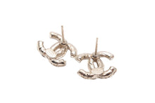 Load image into Gallery viewer, CHANEL シャネル ピアス ココマーク ゴールド ラインストーン C21A刻印 美品 中古 46618