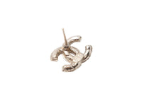 Load image into Gallery viewer, CHANEL シャネル ピアス ココマーク ゴールド ラインストーン C21A刻印 美品 中古 46618