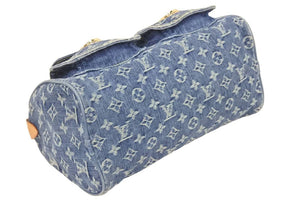 LOUIS VUITTON ルイヴィトン ハンドバッグ ネオスピーディ モノグラムデニム デニム M95019 美品 中古 46626